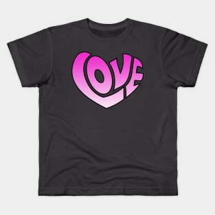 Valentine's Love Heart Kids T-Shirt